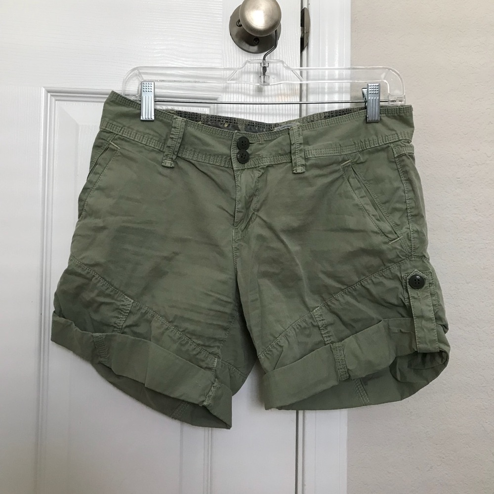 Lucky Brand Green Cargo Shorts